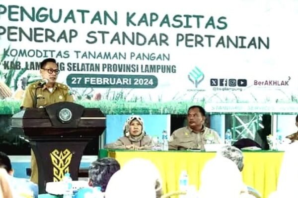 Pemkab Lamsel dan BSIP Perkuat Kapasitas Penerapan Standar Pertanian Tanaman Pangan