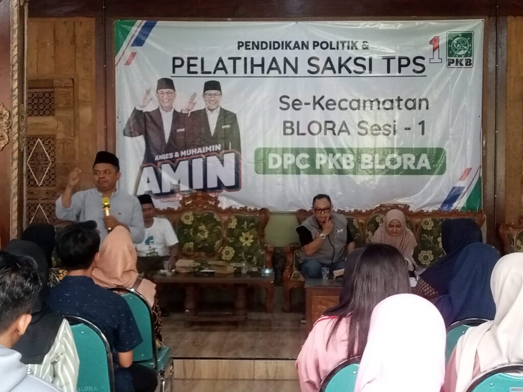 DPC PKB Blora Gelar Pelatihan Saksi TPS Agar Memahami Ini…