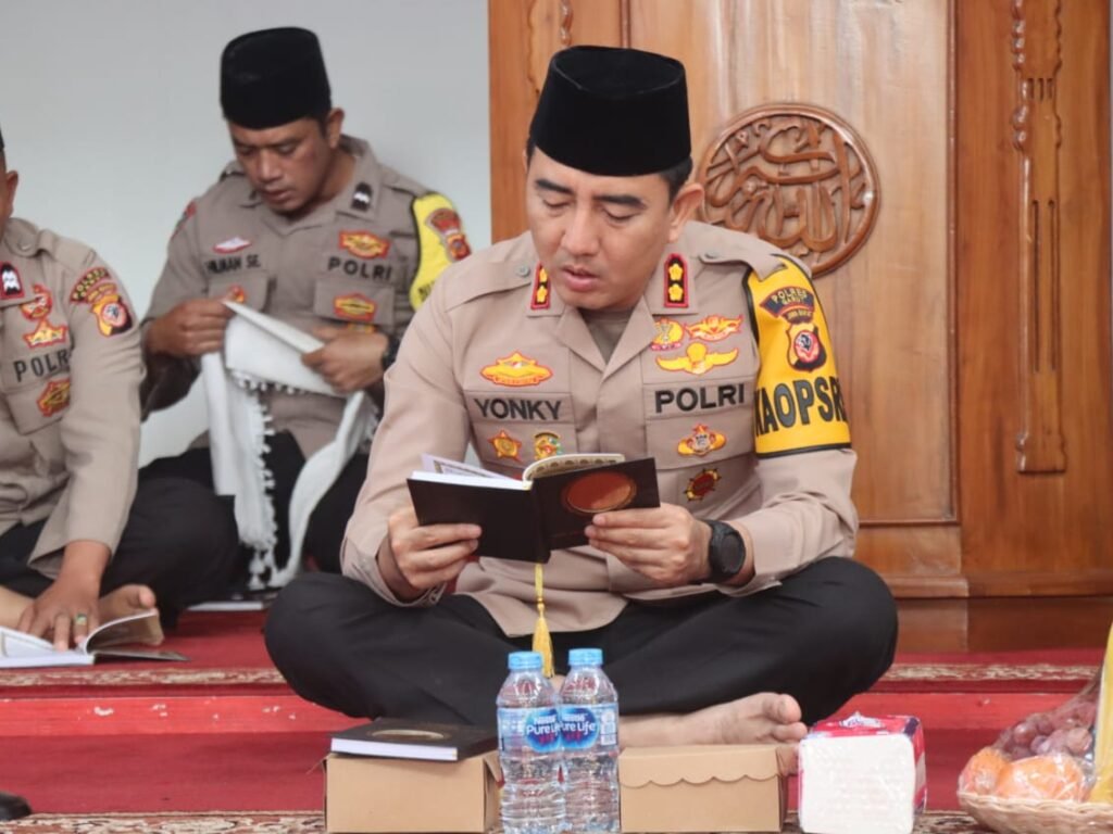 Peringati Isra Mi’raj 1445, Polres Garut Gelar Pengajian Bersama