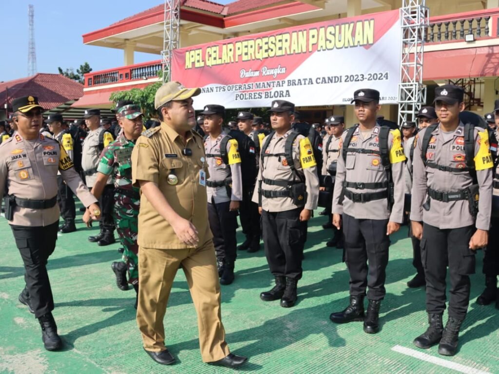 Amankan Pemilu, Ribuan Petugas Gabungan di Blora Diterjunkan ke TPS