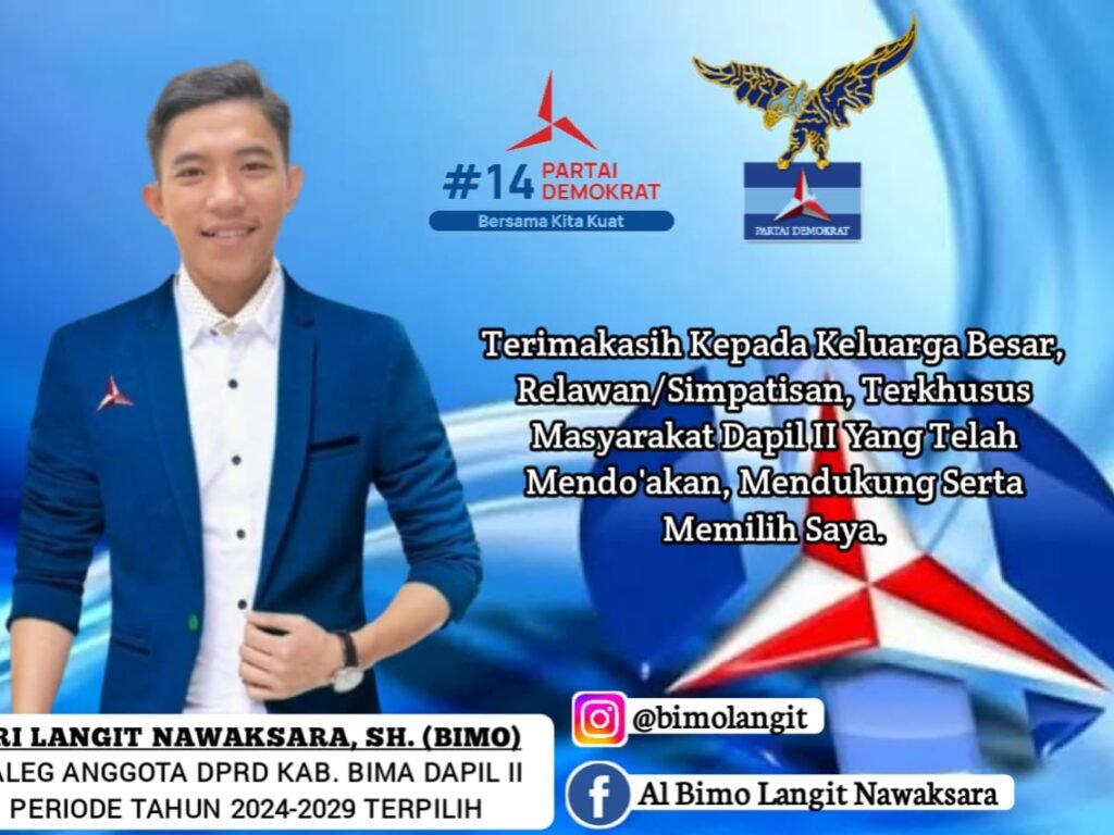 Caleg Muda Pendatang Baru Pastikan Lolos Jadi Anggota Dewan Kabupaten Bima