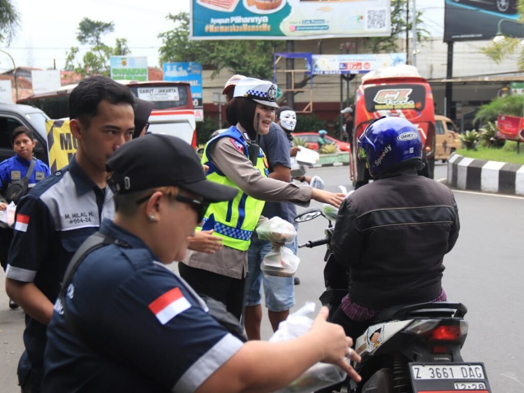 Polres Garut Bersama Abeng Preman Pensiun Gelar Razia Perut Lapar