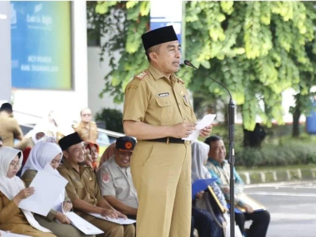 Sekda Zen Pimpin Apel Dan Lepas Purna Tugas ASN Kabupaten Tasikmalaya