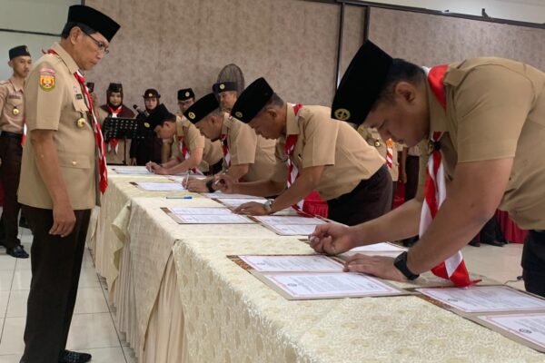 Lantik Empat Pengurus Kwarran, Yusuf Pinta Penyesuaian Program Yang Berdampak Kepada Masyarakat