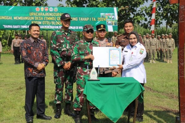 Jalan Pengubung Antar Desa Wilayah Ngawen Finis Dibangun TMMD Kodim Blora