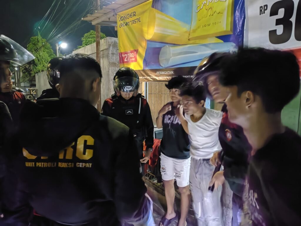Hendak Perang Sarung, Beberapa Remaja Diamankan Sat Samapta Polres Garut