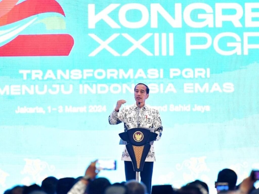 Kongres XXIII PGRI, Presiden Jokowi Tegaskan Pentingnya Lingkungan Sekolah yang Aman