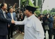 Dalam Pertemuannya Dengan Surya Paloh, Prabowo “Persaingan Selesai Waktunya Para Pemimpin Bekerjasama”
