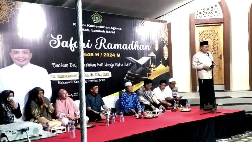 Syafari Kemenag Lobar salurkan 500 paket bantuan