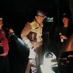 Jalan Raya Sawah Lega Sirkuit Balap Liar Dirazia Polsek Wanaraja Empat Pemuda Diamankan