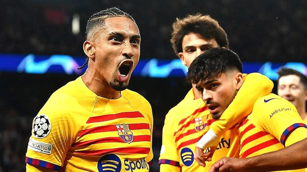 Leg Pertama Perempat Final Liga Champions Brcelona Tumbangkan PSG di Kandangnya