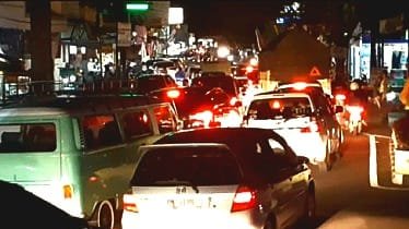 Urai Kemacetan Puncak Arus Balik Polres Garut Berlakukan One Way 19 Kali