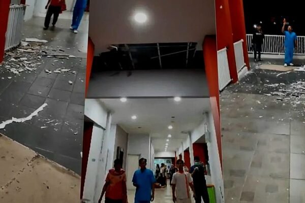 Dampak Gempa Garut Plafon RSUD Singaparna dan Gedung Kwarcab Pramuka Kabupaten Tasikmalaya Ambruk