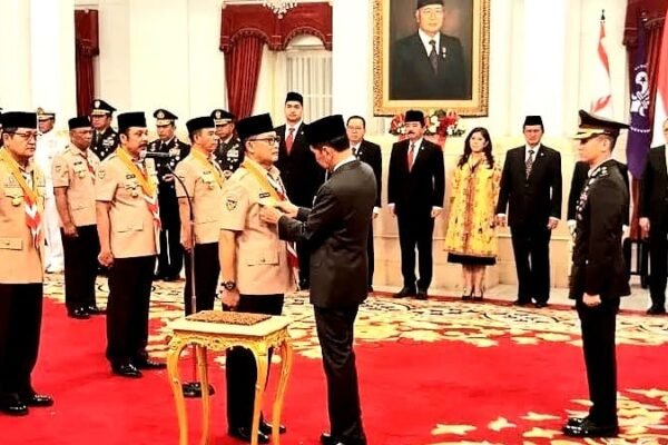 Budi Waseso Resmi Nakodai Kwarnas Setelah Dikukuhkan Presiden Jokowi