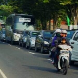 Hari H Lebaran Jalur Limbangan-Malangbong Padat