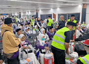 388 Jemaah Haji Indonesia Kloter Pertama Diberangkatkan