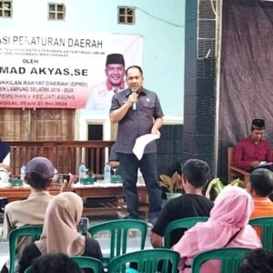 Jelang Pilkada 2024 Anggota DPRD Lamsel Ajak Masyarakat Jaga Ketentraman Sesuai Perda No 3 Tahun 2020