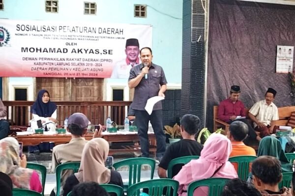 Jelang Pilkada 2024 Anggota DPRD Lamsel Ajak Masyarakat Jaga Ketentraman Sesuai Perda No 3 Tahun 2020