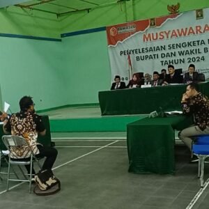 Sementara itu, Asep Apdar yang dipilih Aceng Fikri sebagai saksi ahli usai menyampaikan pandangannya. Asep Apdar menyampaikan sebagian temuan-temuan yang syarat dengan dugaan pelanggaran, baik secara administrasi maupun pelanggaran pidana yang dilakukan pihak KPU Garut. “Tadi kami sampaikan kepada majelis yang dipimpin komisioner Bawaslu Garut serta termohon yaitu KPU Garut yang diwakili langsung oleh Ketua KPU Garut, Dian Hasanudin. Pada intinya, kami menduga kuat KPU Garut belum siap menyelenggarakan Pilkada Garut Tahun 2024 bahkan diduga melakukan tindak pidana,” ungkapnya. Ketika ditanya apa saja perbuatan KPU yang disinyalir melanggar tindak pidana, Asep Apdar mengaku masih belum bisa membahasnya secara detail. Namun yang pasti, pihak Bawaslu tidak mendebat atau bertanya balik apa yang ia sampaikan di hadapan majelis. “Bawaslu menganggap apa yang saya sampaikan dengan kata cukup. Sementara Ketua KPU Garut mengakui bahwa pihaknya melakukan sedikit kekeliruan,” paparnya.