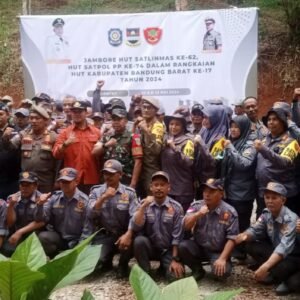 Satpol PP KBB Gelar Jambore Satlinmas Peringati HUT Linmas, Satpol PP dan KBB Di Buper Cengkareng