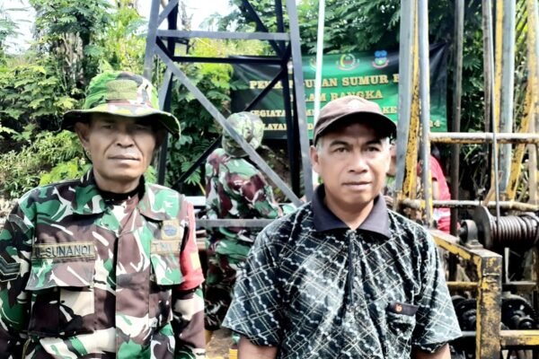 Demi Air Bersih untuk 70 KK, Seorang Ketua RT Wakafkan Tanah Buat Sumur Bor TMMD