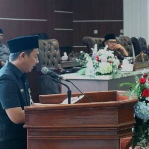 Sekda Purwakarta Wakili PJ Bupati Dalam Rapat Paripurna Raperda RPJPD