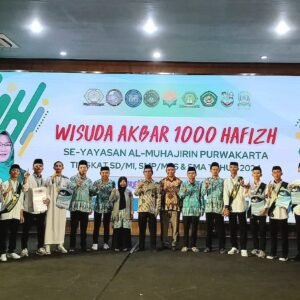 1000 Hafizh Dari Yayasan Al-Muhajirin di Wisuda, Agis Hari Tak Disaksikan Orangtua