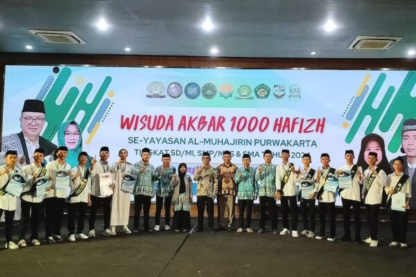 1000 Hafizh Dari Yayasan Al-Muhajirin di Wisuda, Agis Hari Tak Disaksikan Orangtua