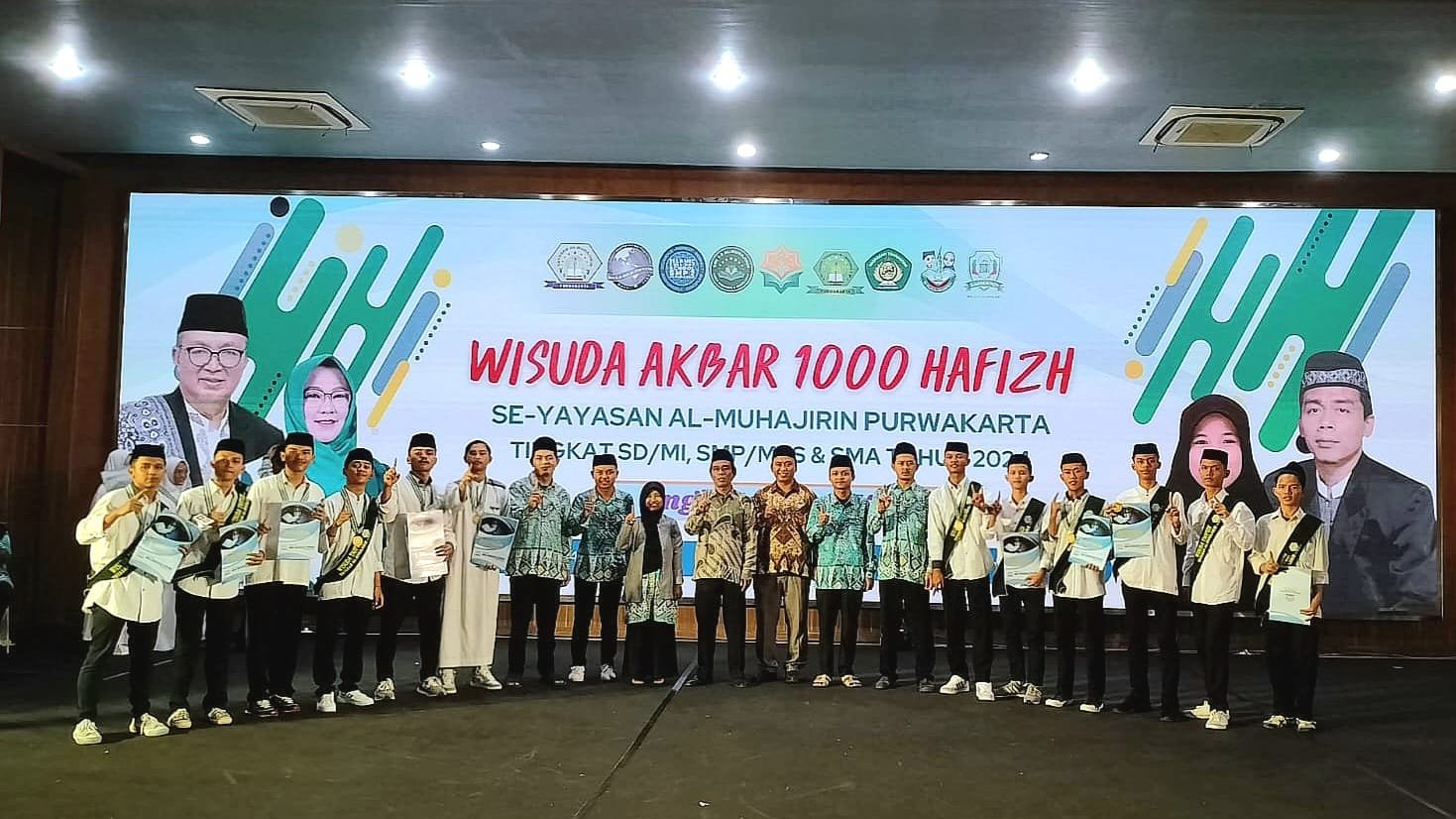 1000 Hafizh Dari Yayasan Al-Muhajirin di Wisuda, Agis Hari Tak Disaksikan Orangtua