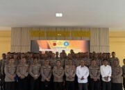Pembukaan Pelatihan Kerja Siswa Sekolah Polisi Negara Polda Jawa Barat di Polres Purwakarta