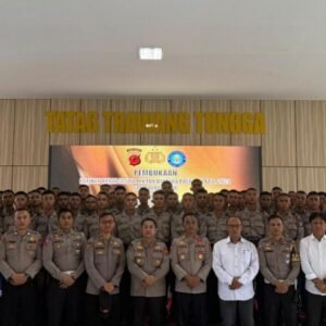 Pembukaan Pelatihan Kerja Siswa Sekolah Polisi Negara Polda Jawa Barat di Polres Purwakarta