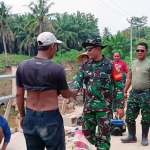 Dandim 0421/LS Periksa Progres Fisik TMMD Ke-120 di Desa Budi Lestasri