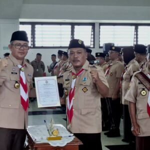 PR "Tingkatkan Rasa Cinta Masyarakat Pada Pramuka" Menati Nakoda Baru Mabicab Priode 2024-2029