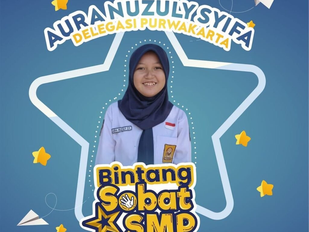 Aura Nuzuly Syifa, Siswi SMPN 1 Maniis Purwakarta, Mewakili Kabupaten Purwakarta di Bintang Sobat SMP 2024