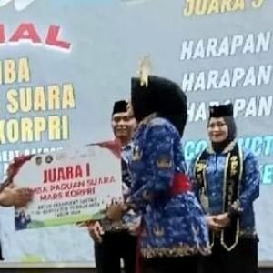 Badan Pendapatan Daerah Kabupaten Purwakarta Raih Juara 1 Lomba Paduan Suara Mars Korpri