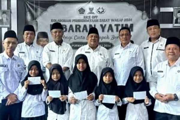 Lebaran Yatim di Kemenag dan BAZNAS Purwakarta Berbagi Cinta dan Berkah