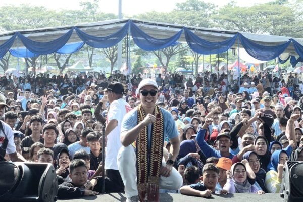 Projo Lampung Selatan Berhasil Selenggarakan Jalan Sehat Bersama Calon Bupati Lamsel