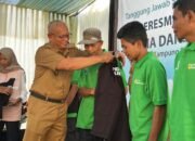 Sekda Garut Resmikan Pembangunan Instalasi Air Bersih di Desa Sindangheula