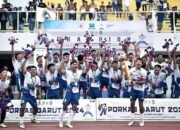 Kecamatan Cikajang Meraih Medali Emas Cabor Sepak Bola Pekan Olahraga Kabupaten Garut