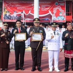 Bupati Memberikan Penghargaan Istimewa kepada Polres Lampung Selatan atas Keberhasilan dalam Pemberantasan Narkoba