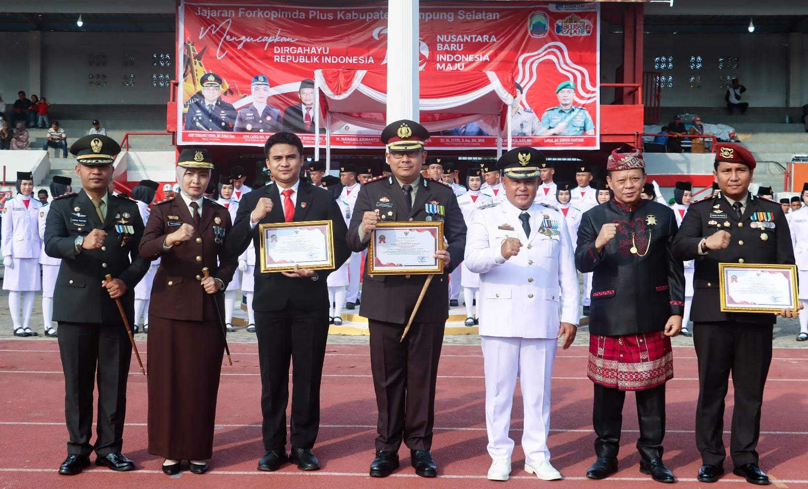 Bupati Memberikan Penghargaan Istimewa kepada Polres Lampung Selatan atas Keberhasilan dalam Pemberantasan Narkoba