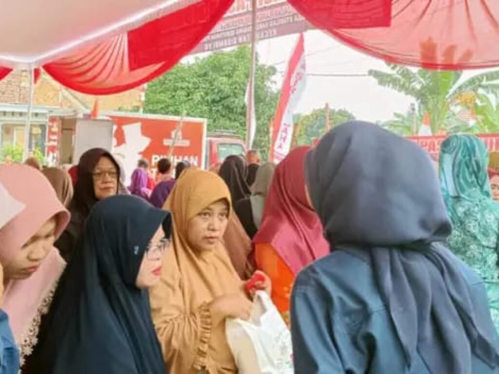 Pasar Murah di Desa Siring Jaha Diselenggarakan oleh Pemerintah Kabupaten Lampung Selatan
