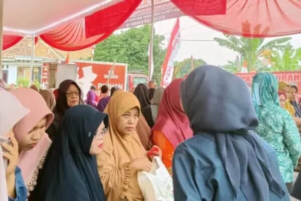 Pasar Murah di Desa Siring Jaha Diselenggarakan oleh Pemerintah Kabupaten Lampung Selatan