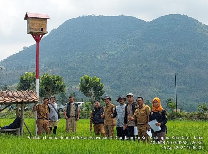 Gapoktan Mekar Tani Desa Ganda Mekar Mengikuti Perlombaan Penilaian RUBURHA dalam Perayaan HUT RI Ke-79