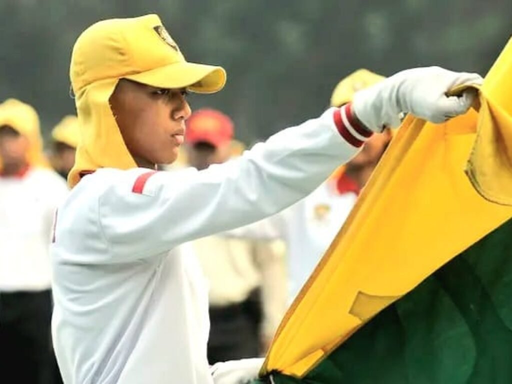 Latihan Calon Paskibraka Tingkat Pusat Tahun 2024 di Taman Rekreasi Wiladatika Cibubur