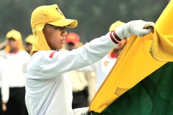 Latihan Calon Paskibraka Tingkat Pusat Tahun 2024 di Taman Rekreasi Wiladatika Cibubur
