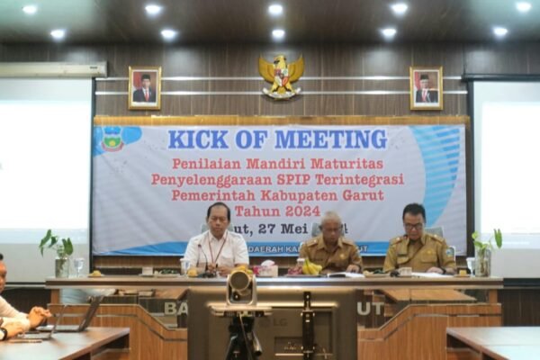 Inspektur Daerah Kabupaten Garut Penilaian Mandiri Maturitas Penyelenggaraan SPIP Terintegrasi