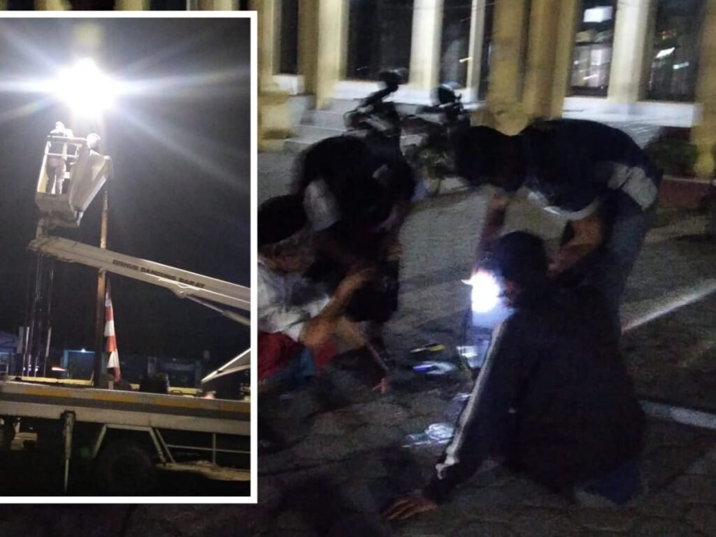 Sundawani Cipatat Mengapresiasi Dishub KBB Respons Cepat Ambruknya Tiang PJU