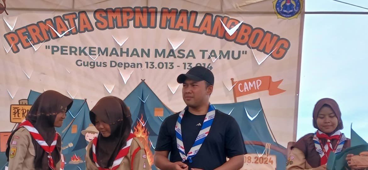 Kegiatan Kepramukaan Permata SMPN 1 Malangbong Tekankan: Mandiri, Dewasa dan Tanggung Jawab