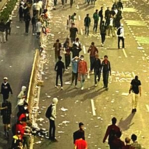 STM Datang Bawa Pasukan Gabung Demonstrasi di Depan Gedung DPR/MPR RI